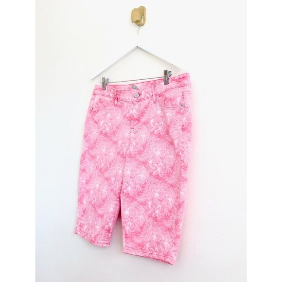 NEW! Tommy Bahama Boardwalk Bermuda Denim Shorts Soft Flamingo Pink SZ 36 - Picture 4 of 8